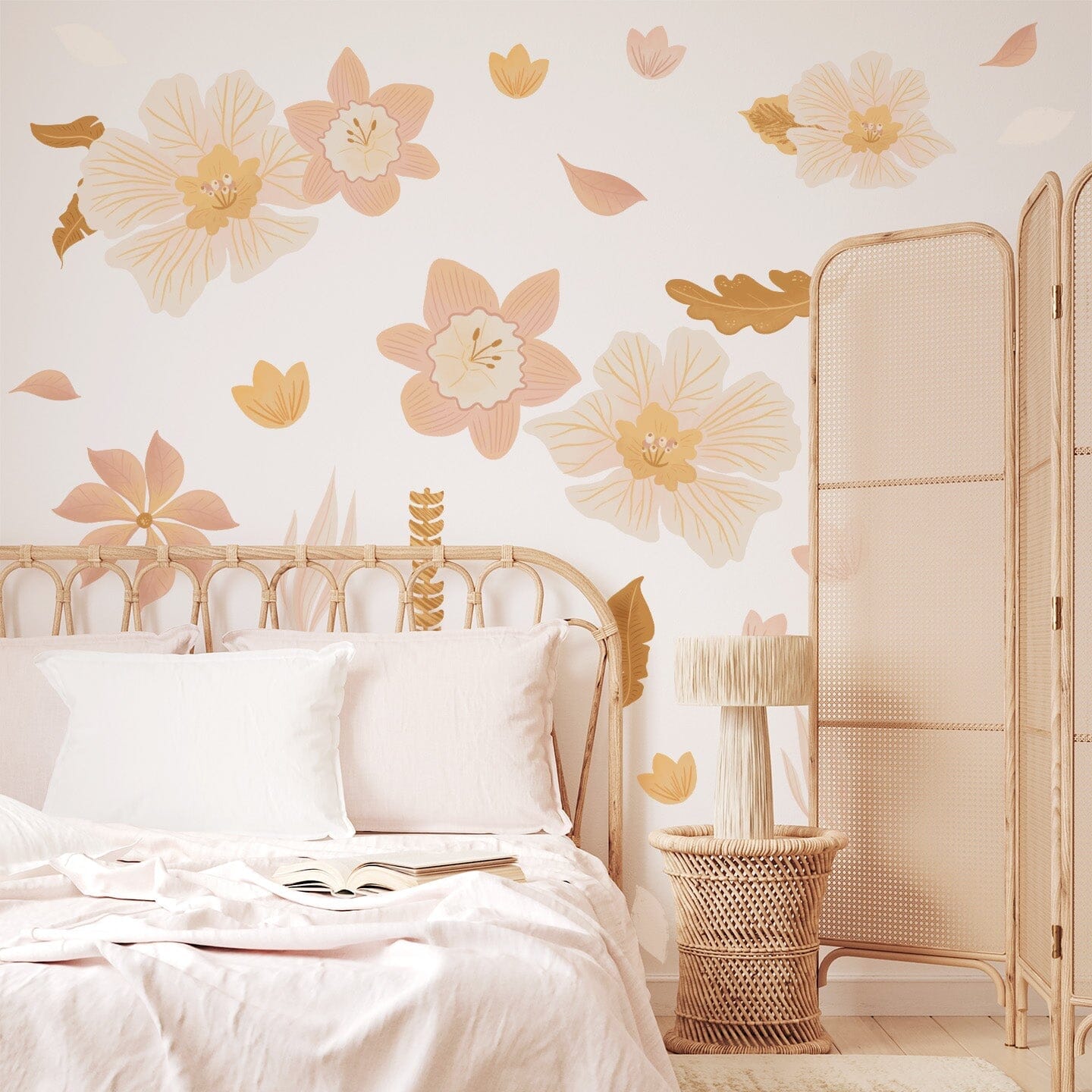 Island Flower Wall Decals Decals Urbanwalls Standard Wall Half Order