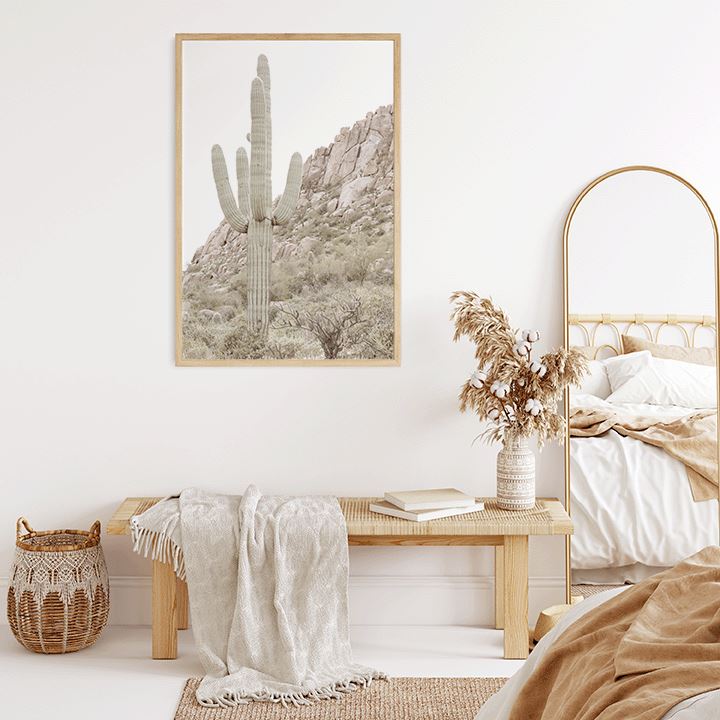 King Cactus Art Print Prints Urbanwalls Paper 8" x 10"