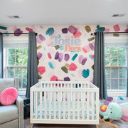 Large Multicolored Brush Stroke Wall Decals Decals Urbanwalls