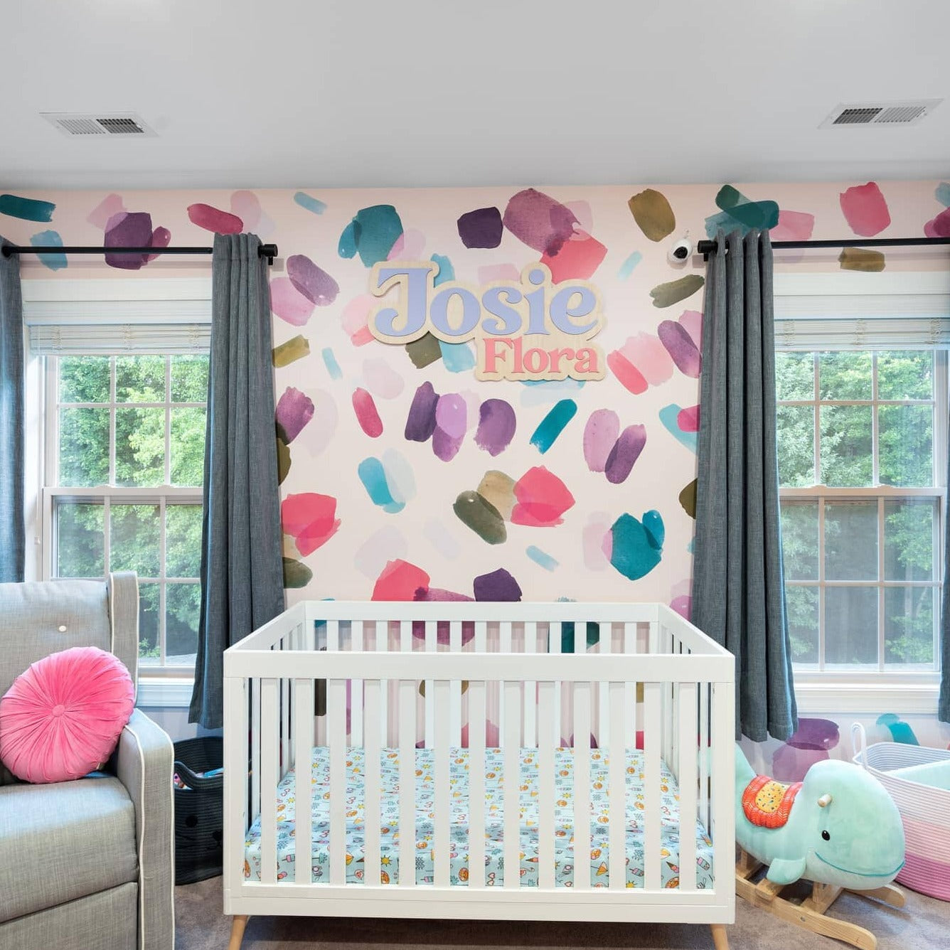 Large Multicolored Brush Stroke Wall Decals Decals Urbanwalls
