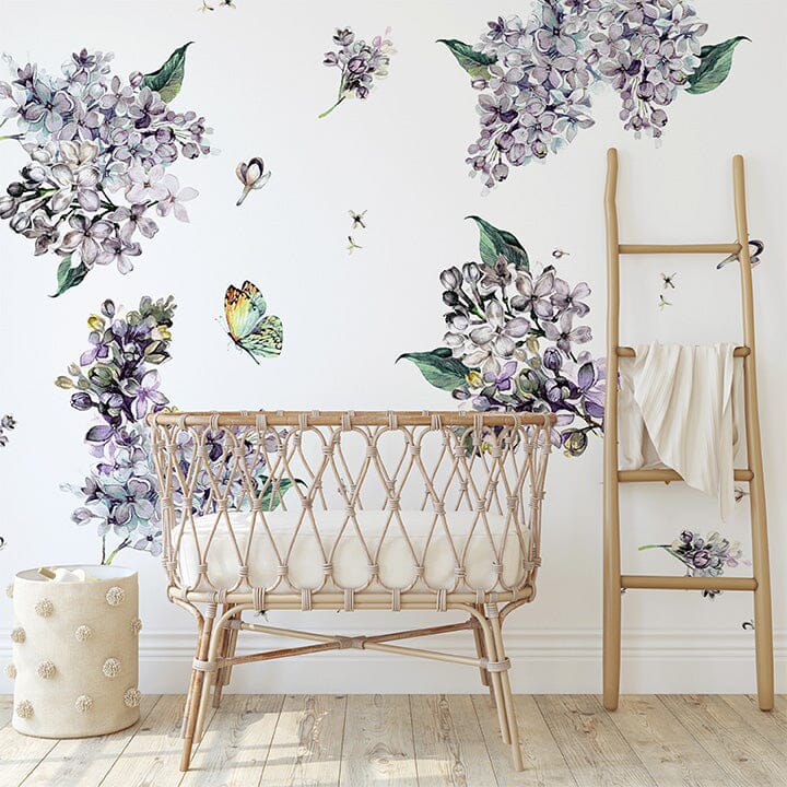 Lilac Blooms Wall Decals Decals Urbanwalls Standard Wall Full Order