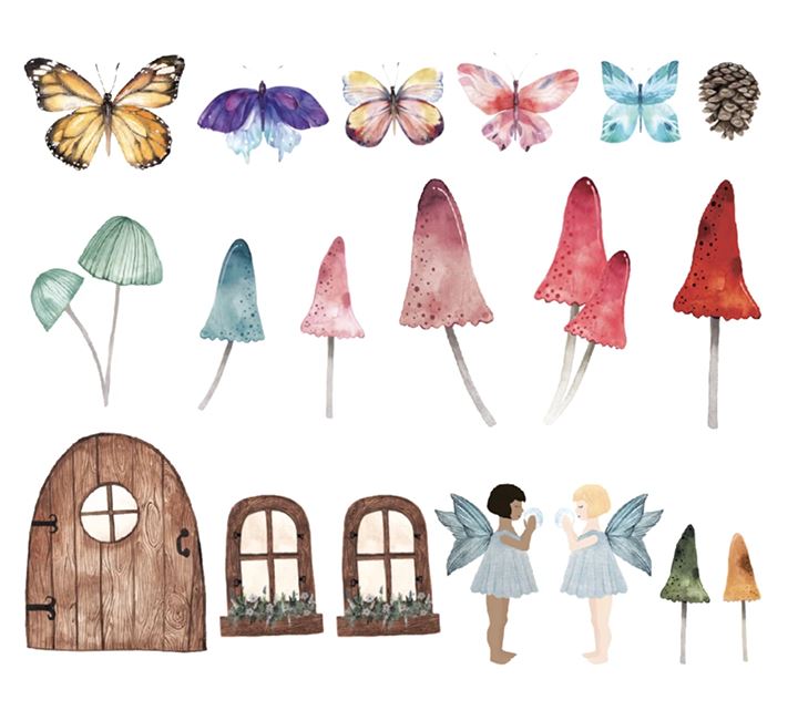 Little Fairy Set Decals Urbanwalls