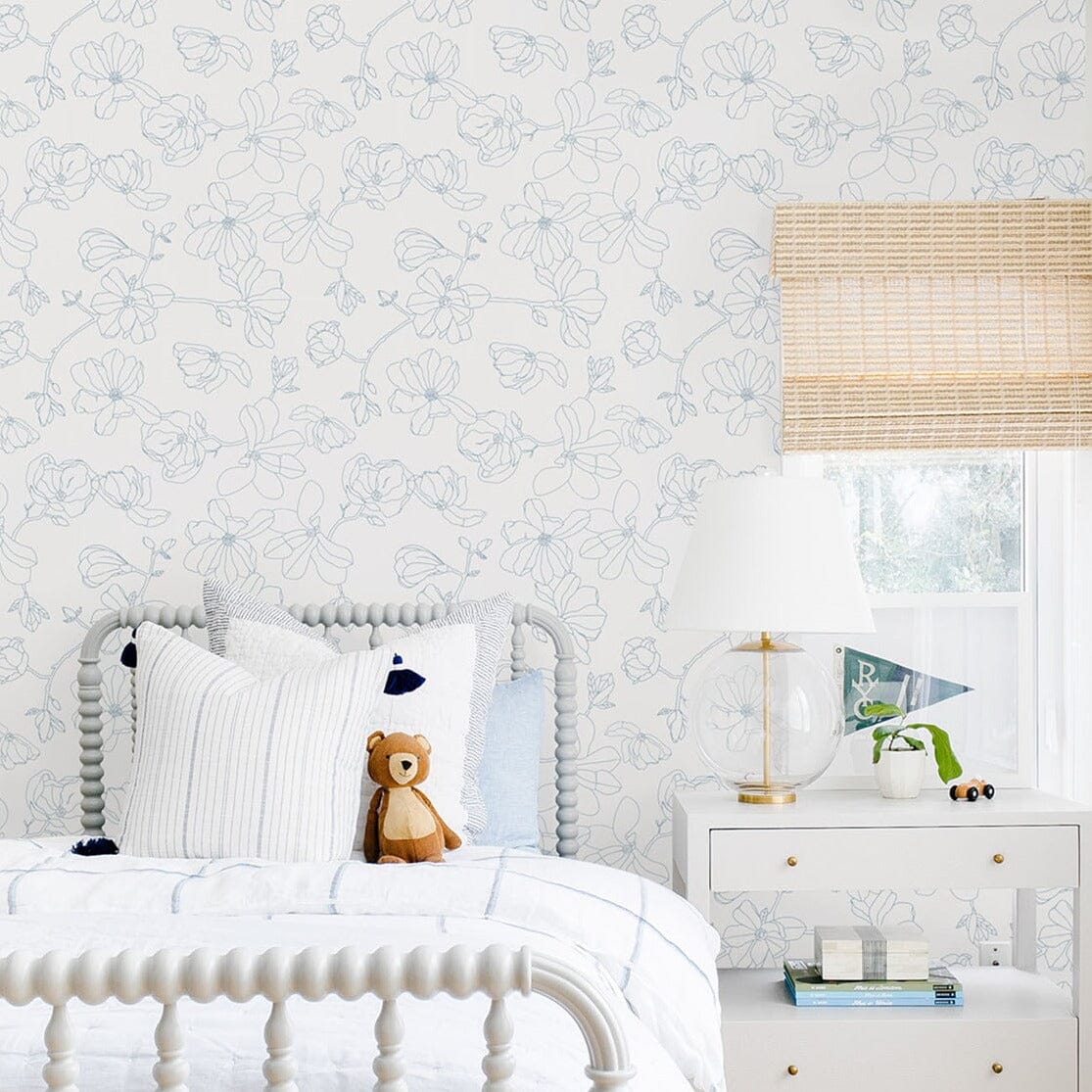 Magnolia Blooms Wallpaper Wallpaper Monika Hibbs