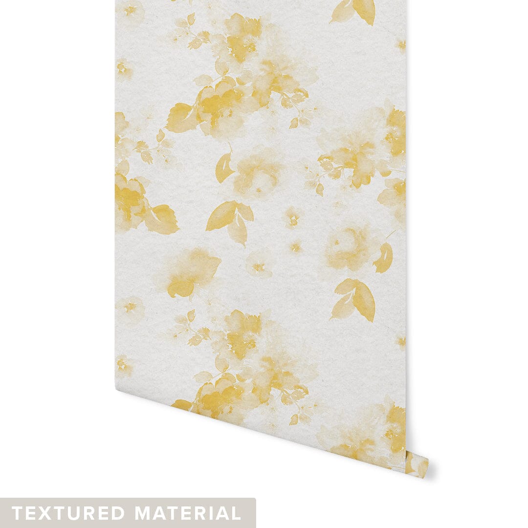 Marigold Wallpaper Wallpaper Urbanwalls Textured Wall DOUBLE ROLL : 42" X 8 FEET Marigold Yellow