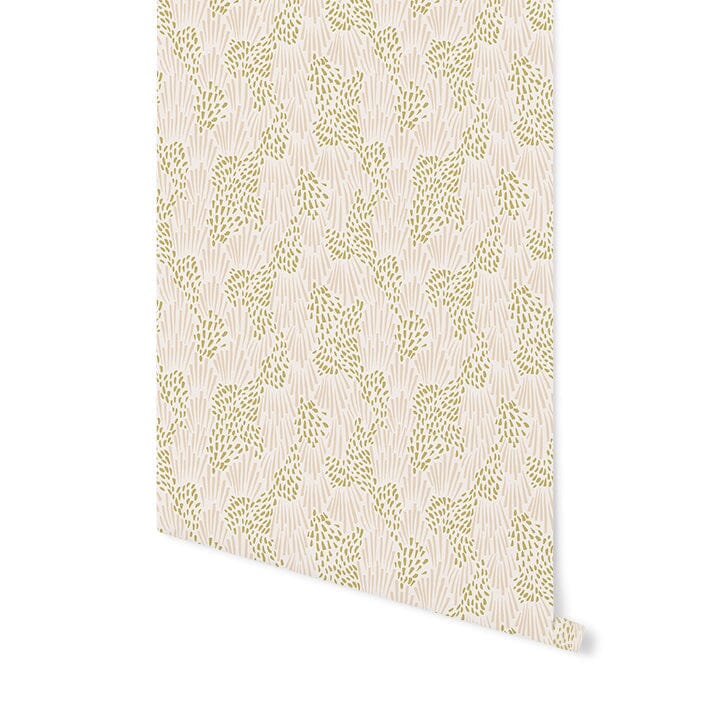 Meadow Lane Wallpaper Wallpaper Urbanwalls Standard Wall Sea Foam DOUBLE ROLL : 46" X 8 FEET