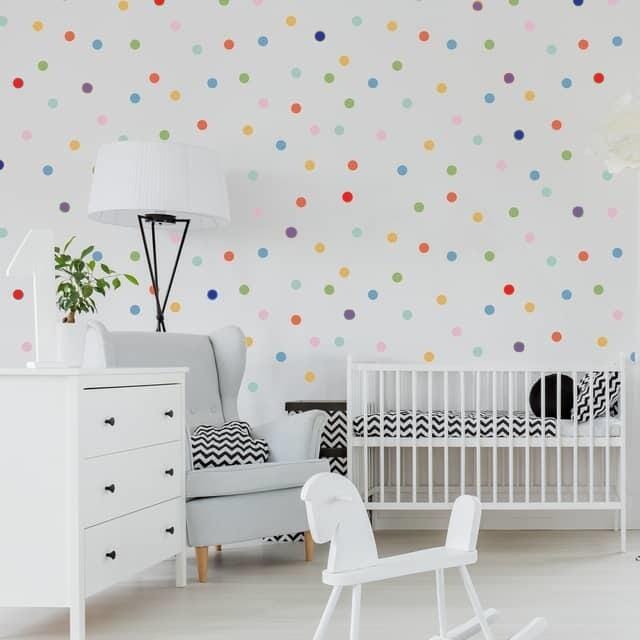 Mini Rainbow Confetti Dots Wall Decals Decals Urbanwalls