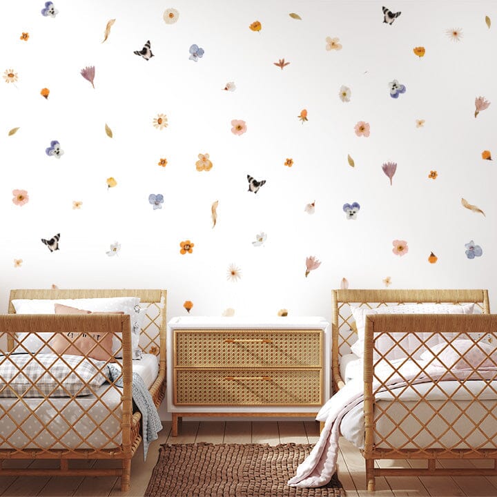 Mini Springtime Floral Wall Decals Decals Urbanwalls Texture Wall Full Order