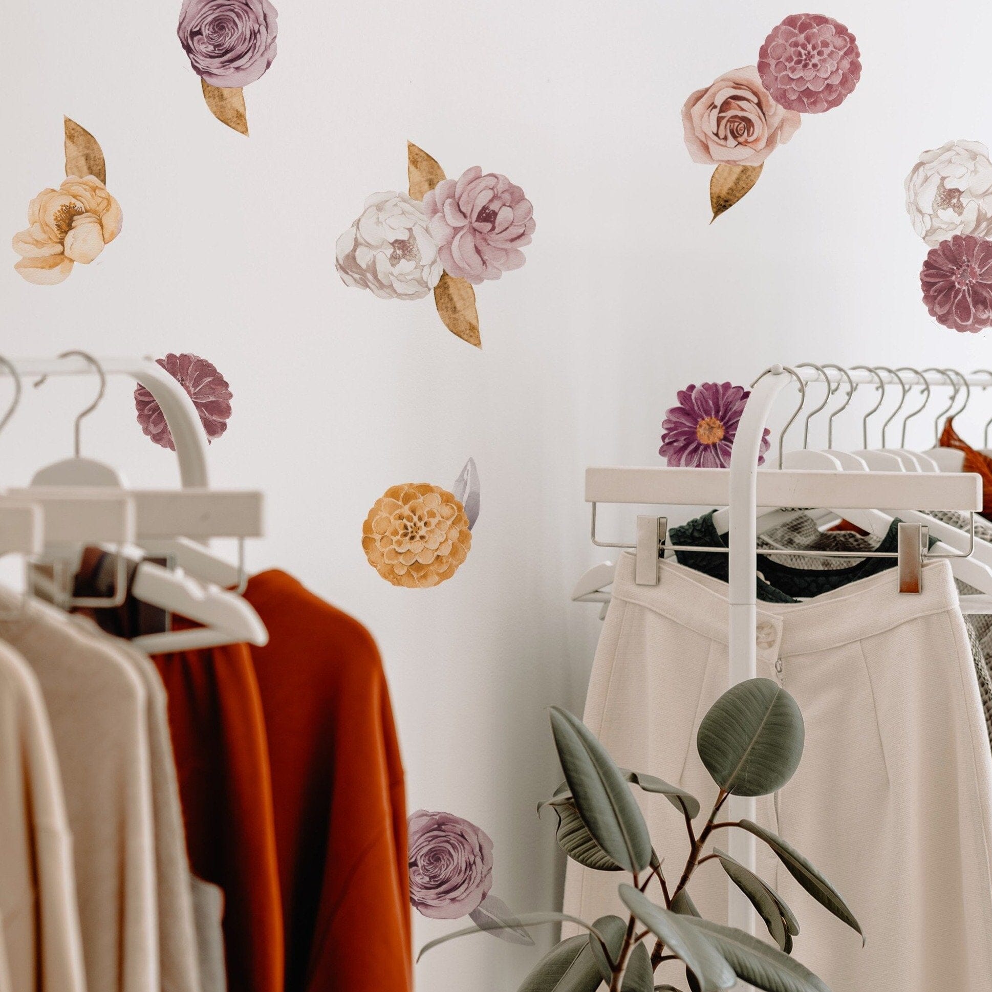 Mini Victoria Floral Wall Decals Decals Urbanwalls