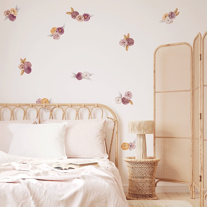 Mini Victoria Floral Wall Decals Decals Urbanwalls Standard Wall Full Order
