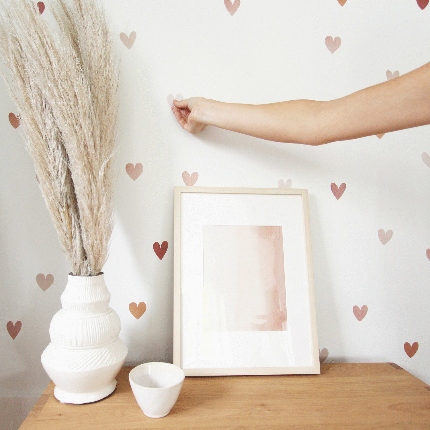 Mini Watercolor Hearts Wall Decals Decals Urbanwalls