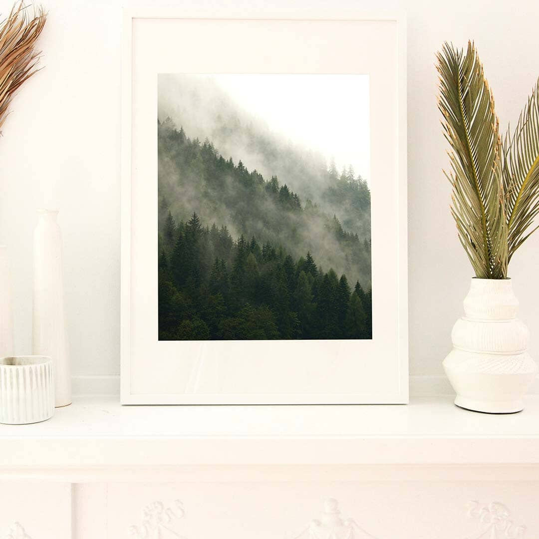 Misty Mountain Wall Mural Murals Urbanwalls Standard Wall Sample