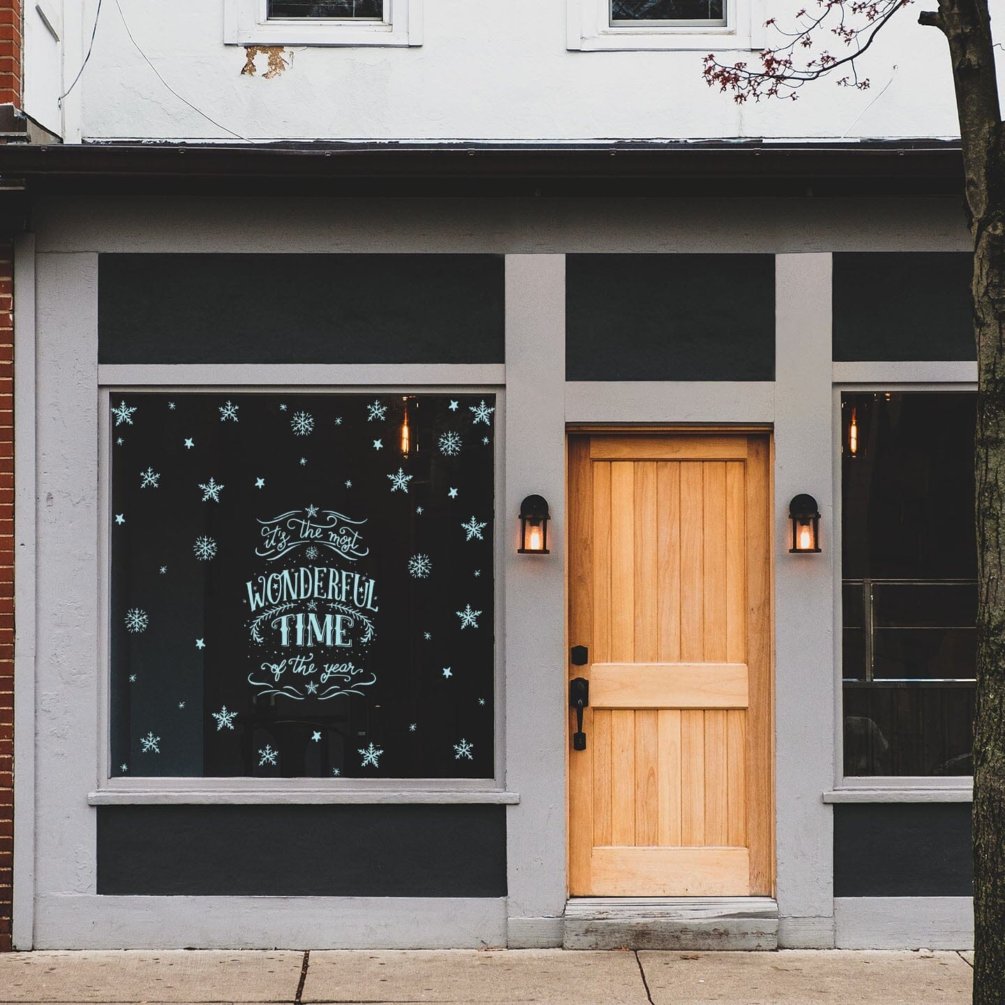 Most Wonderful Time of the Year Window Decals Decals Urbanwalls