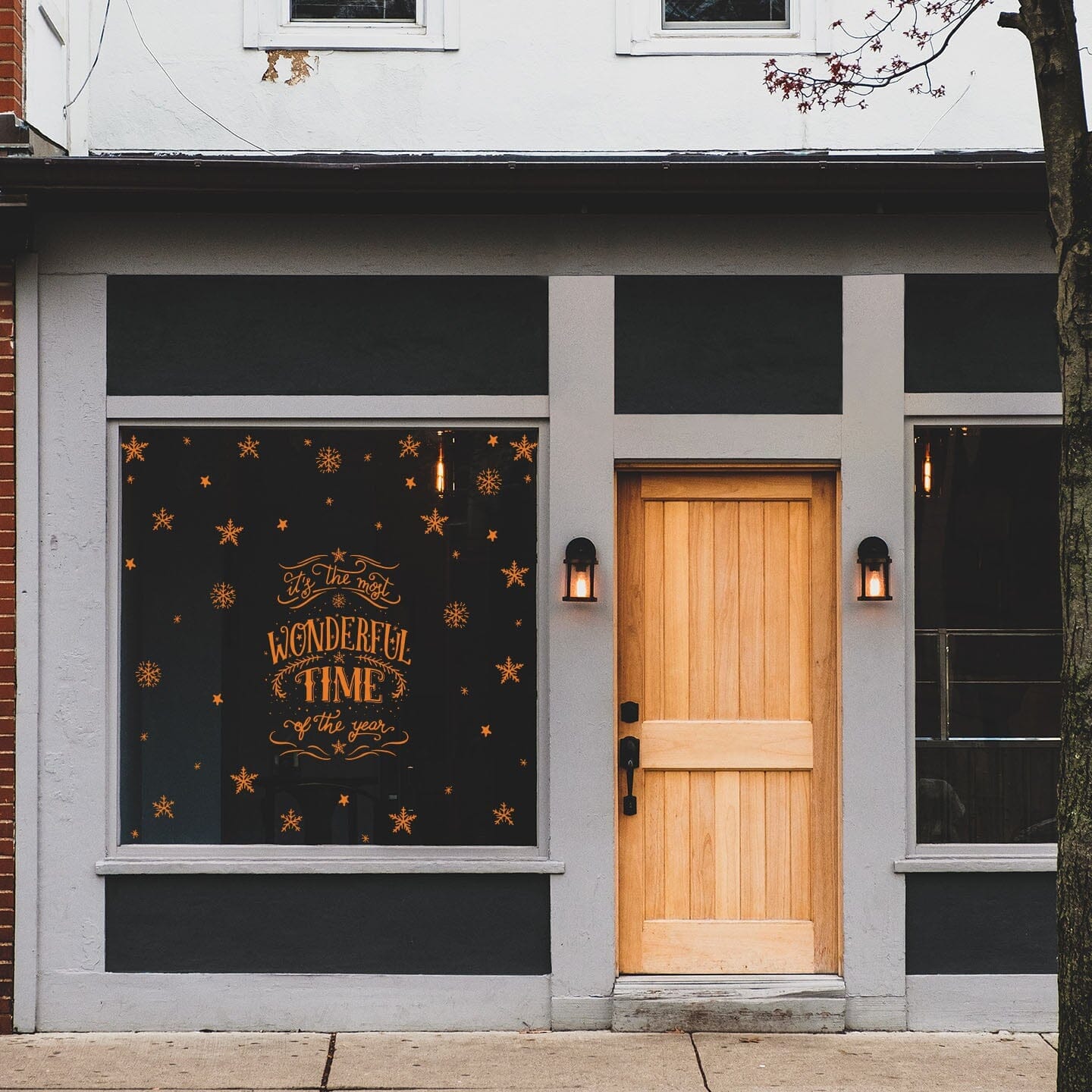 Most Wonderful Time of the Year Window Decals Decals Urbanwalls