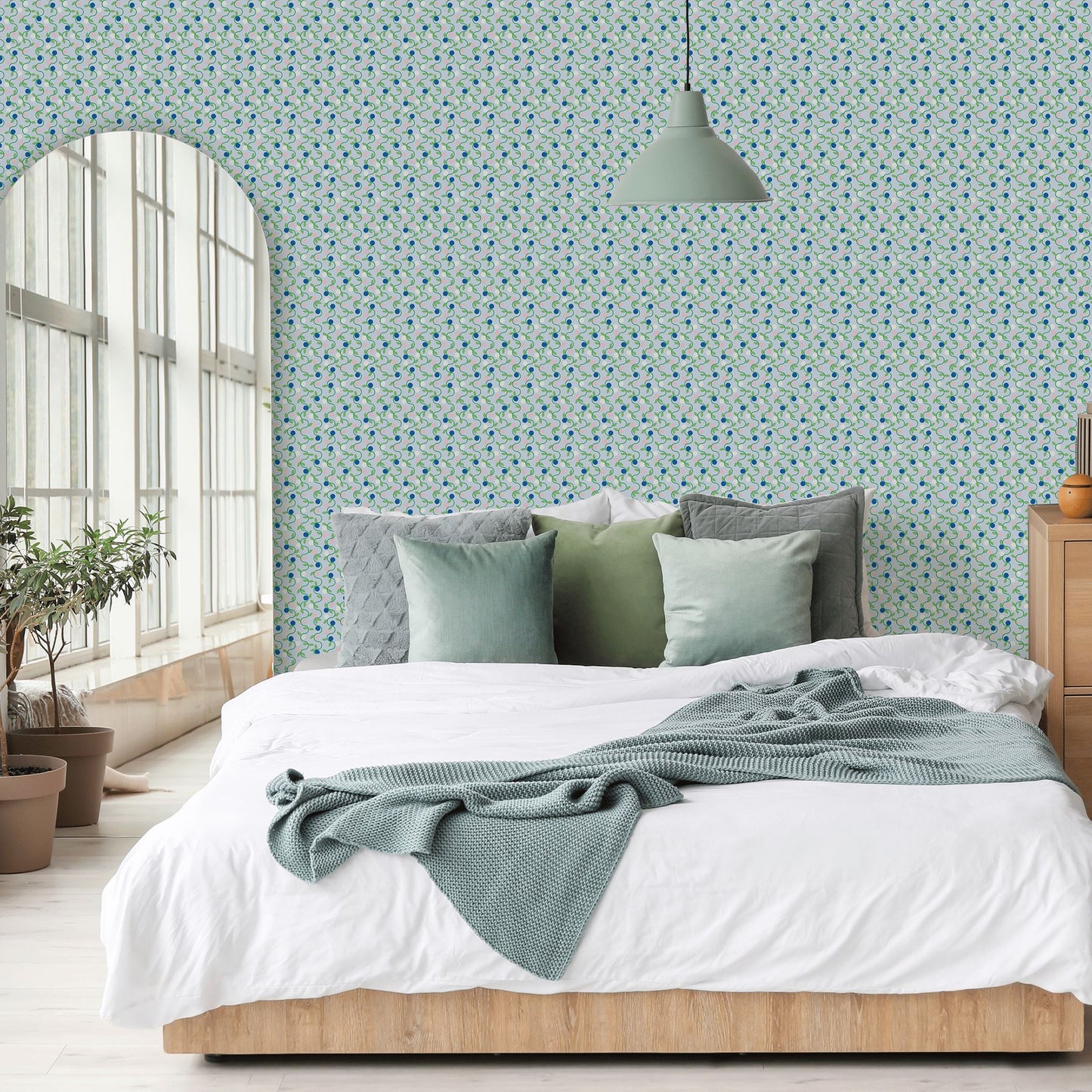 On the Vine Wallpaper Wallpaper Sunny Circle Studio