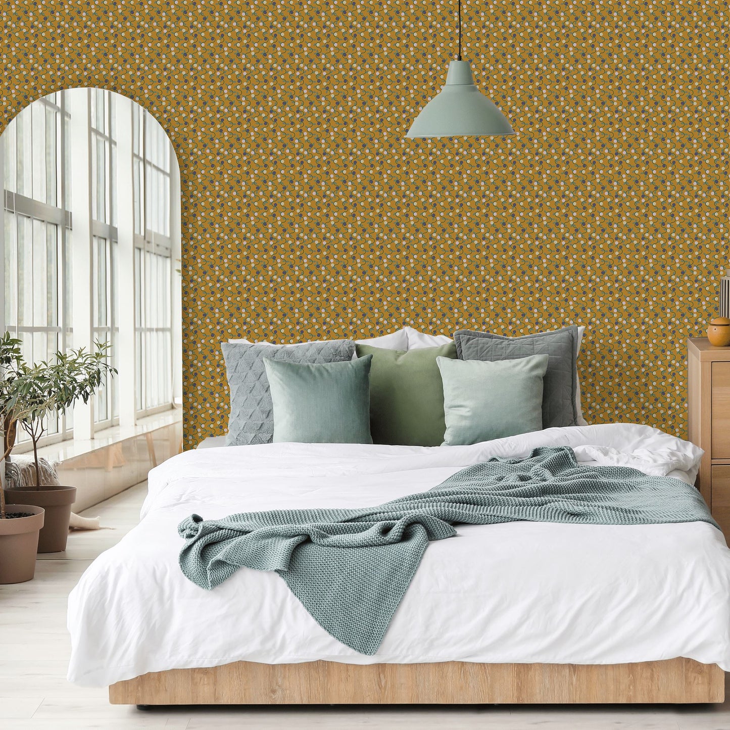 On the Vine Wallpaper Wallpaper Sunny Circle Studio