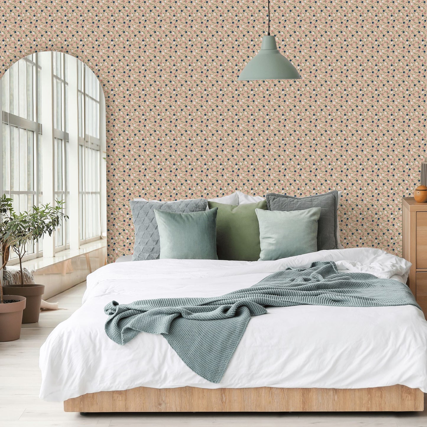 On the Vine Wallpaper Wallpaper Sunny Circle Studio