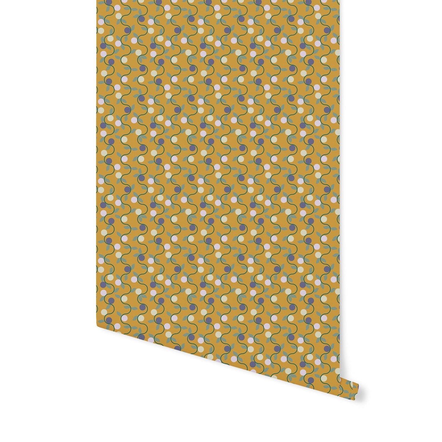 On the Vine Wallpaper Wallpaper Sunny Circle Studio Standard Wall DOUBLE ROLL : 46" X 4 FEET Stately