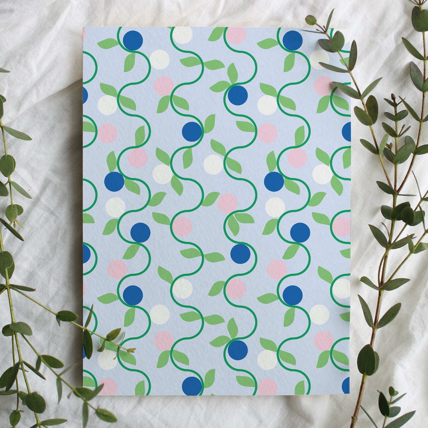 On the Vine Wallpaper Wallpaper Sunny Circle Studio Standard Wall Sample Bright