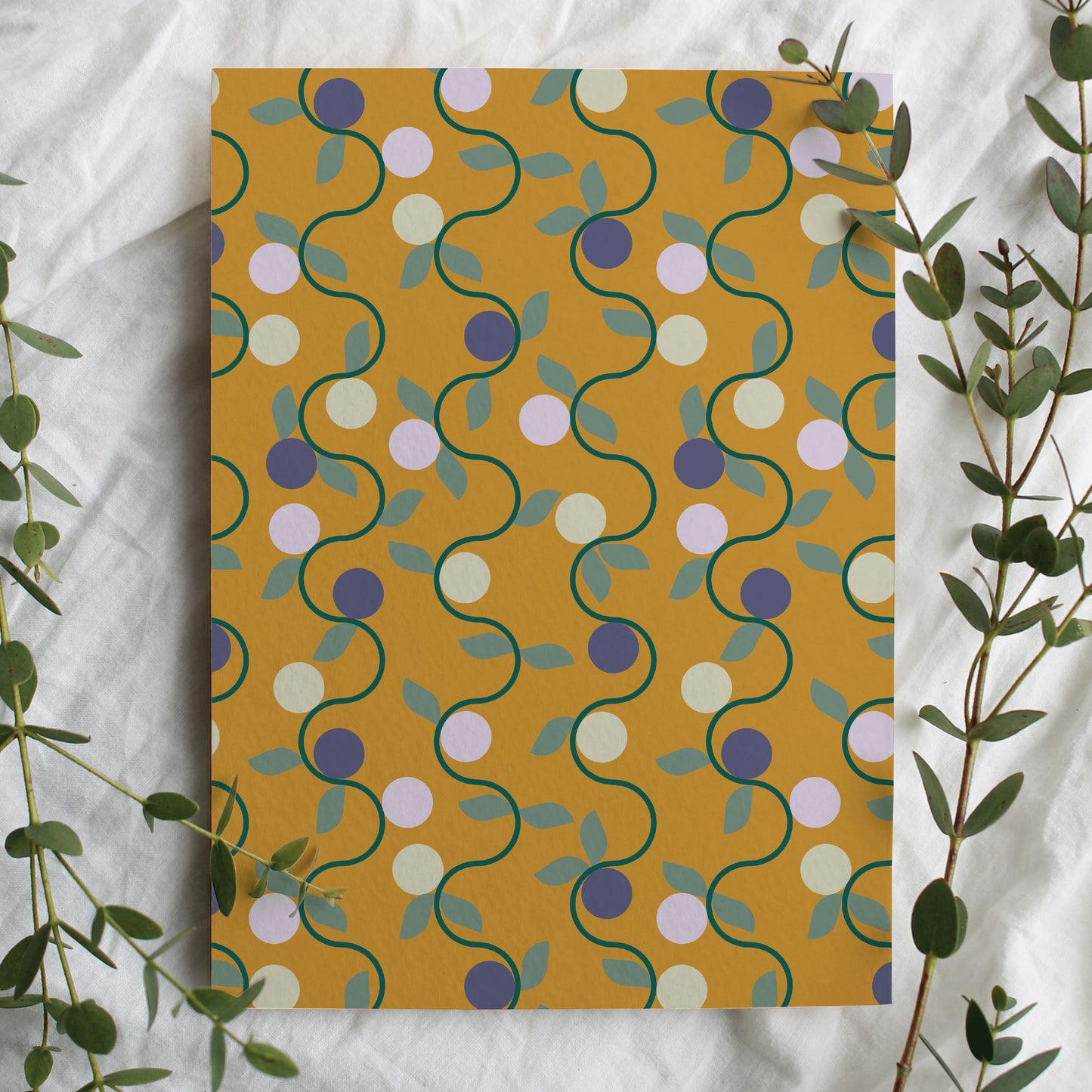 On the Vine Wallpaper Wallpaper Sunny Circle Studio Standard Wall Sample Stately