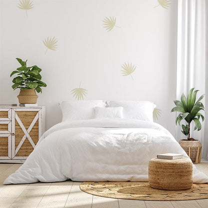Palm Leaves Wall Decals Decals Urbanwalls Full Order Beige 