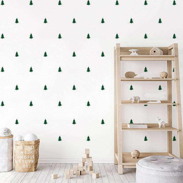 Pine Tree Wall Decals Decals Urbanwalls Dark Green 