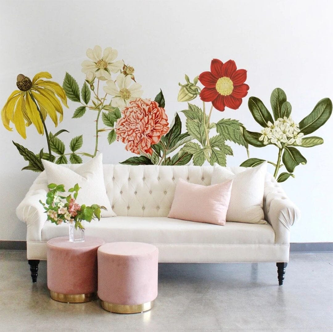 Pinnated Rudbeckia Wall Decal Decals Urbanwalls