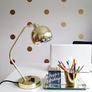 Polka Dot Pattern Wall Decals Decals Urbanwalls Gold (Metallic)