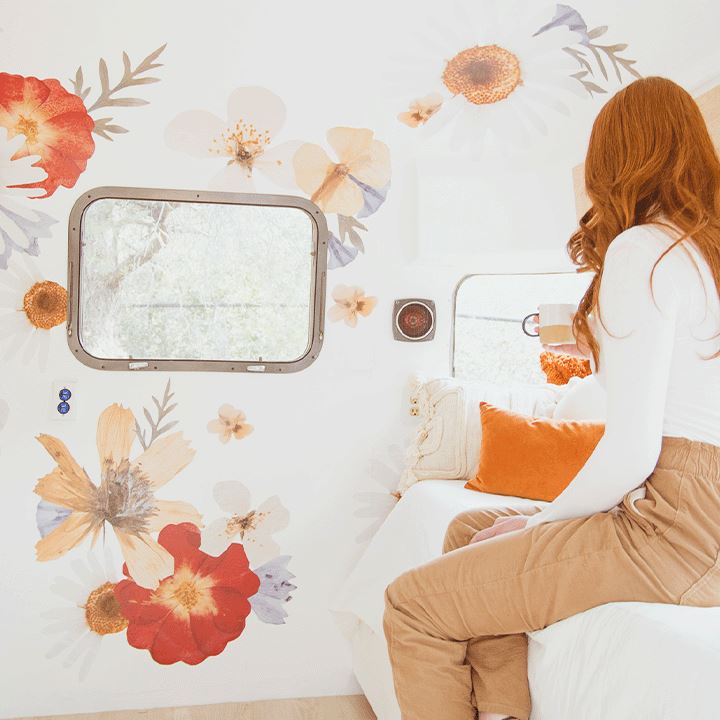 Pressed Floral Wall Decals Decals Urbanwalls