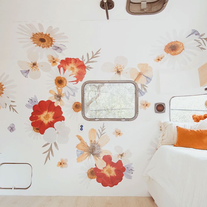 Pressed Floral Wall Decals Decals Urbanwalls Standard Wall Full Order
