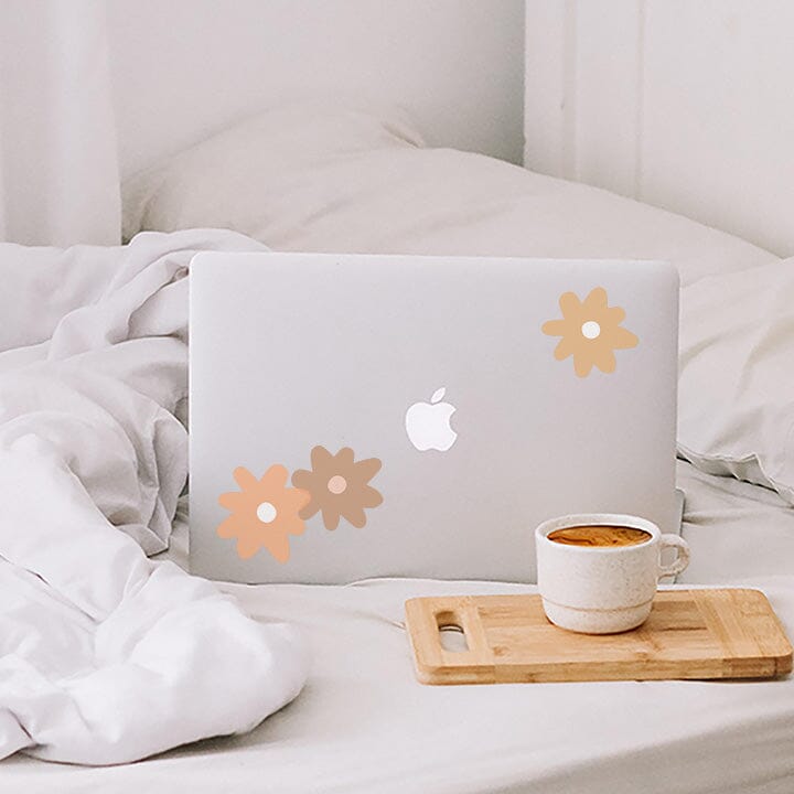 Retro Whimsy Daisy Wall Decals Decals Urbanwalls Standard Wall Sample