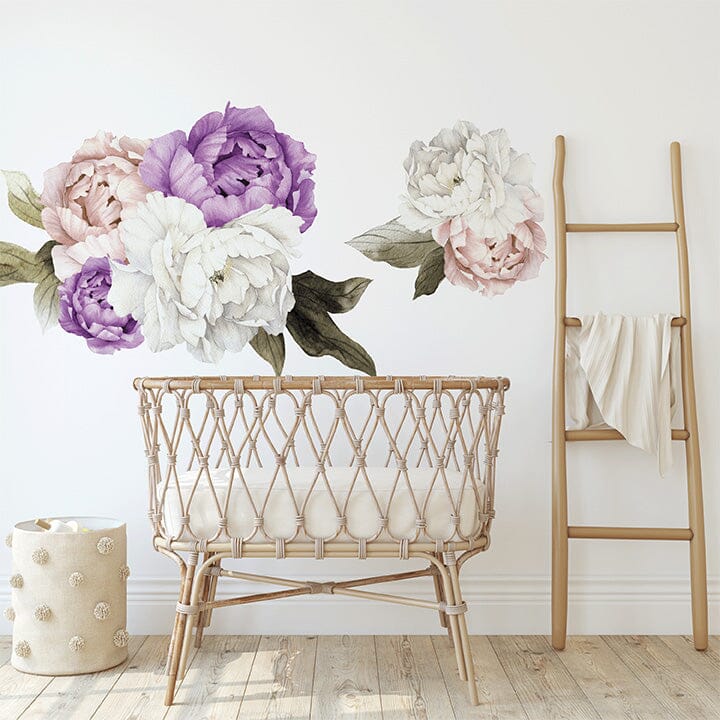 Royal Bliss Peonies Wall Decals Decals Urbanwalls