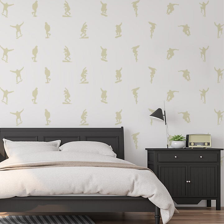 Skateboard Wall Decals Decals Urbanwalls Beige