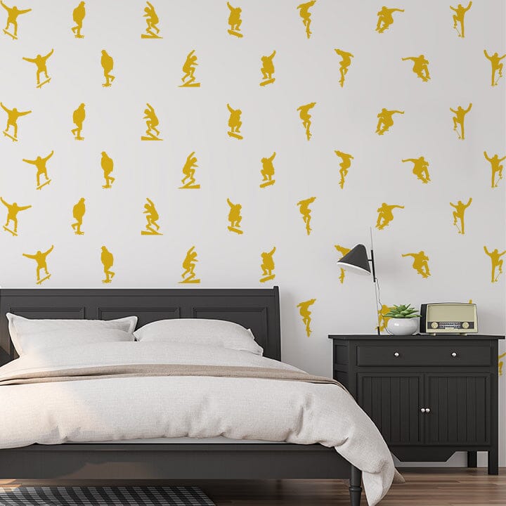 Skateboard Wall Decals Decals Urbanwalls Signal Yellow