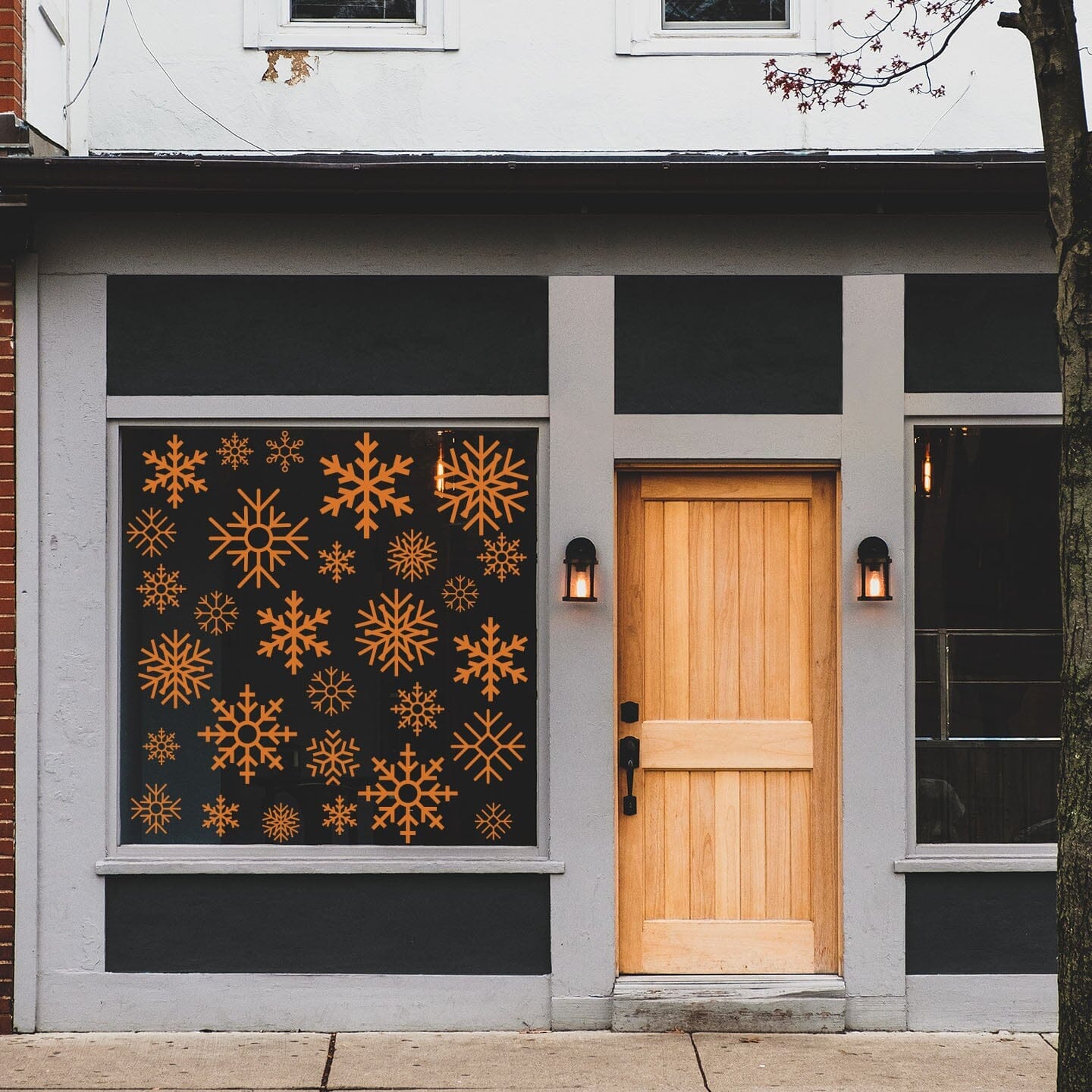 Snowflake Window Decals Decals Urbanwalls