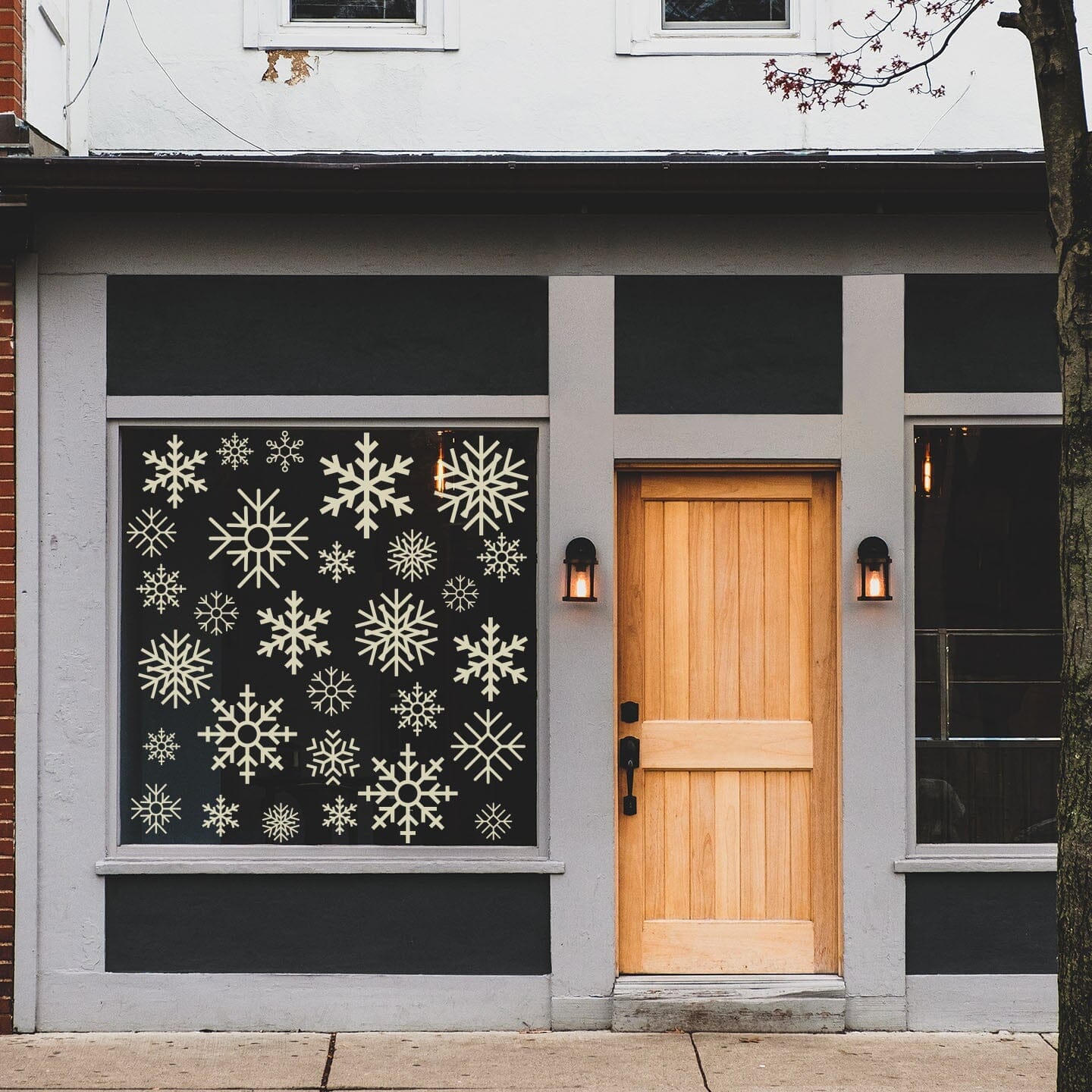 Snowflake Window Decals Decals Urbanwalls