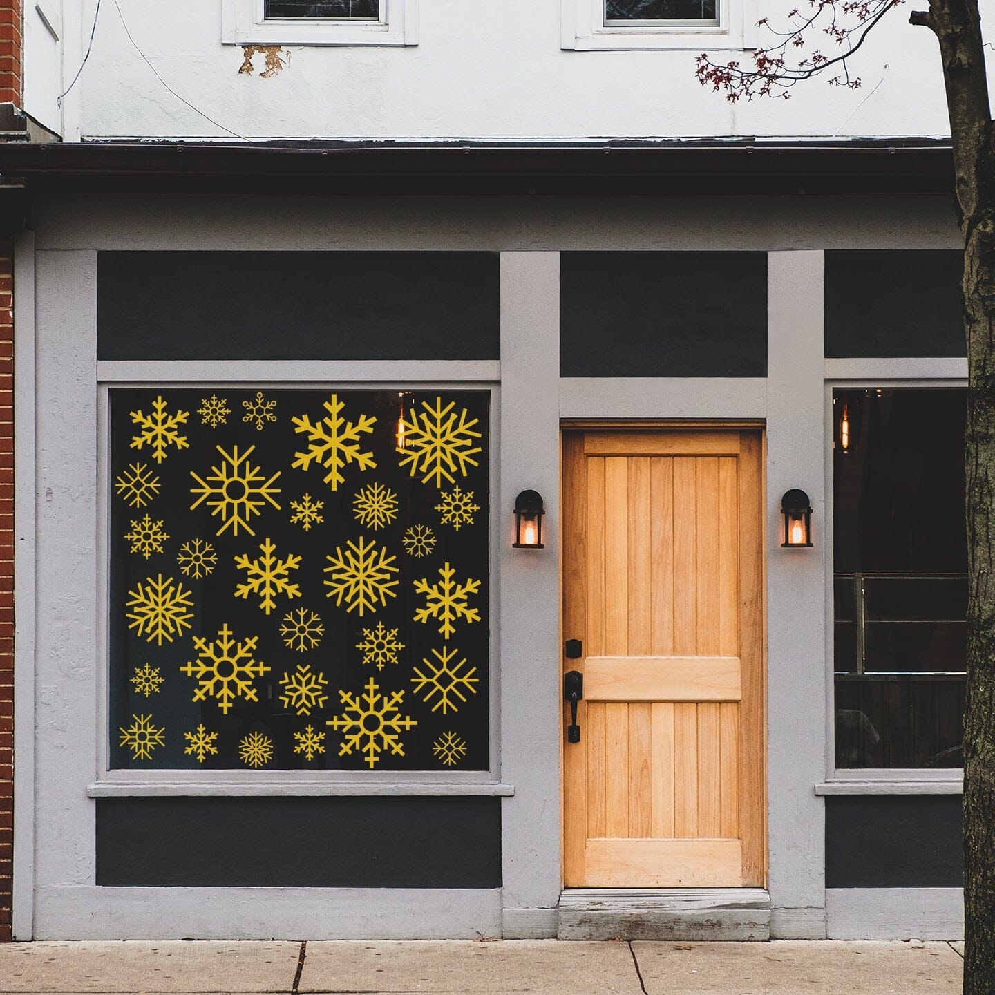 Snowflake Window Decals Decals Urbanwalls