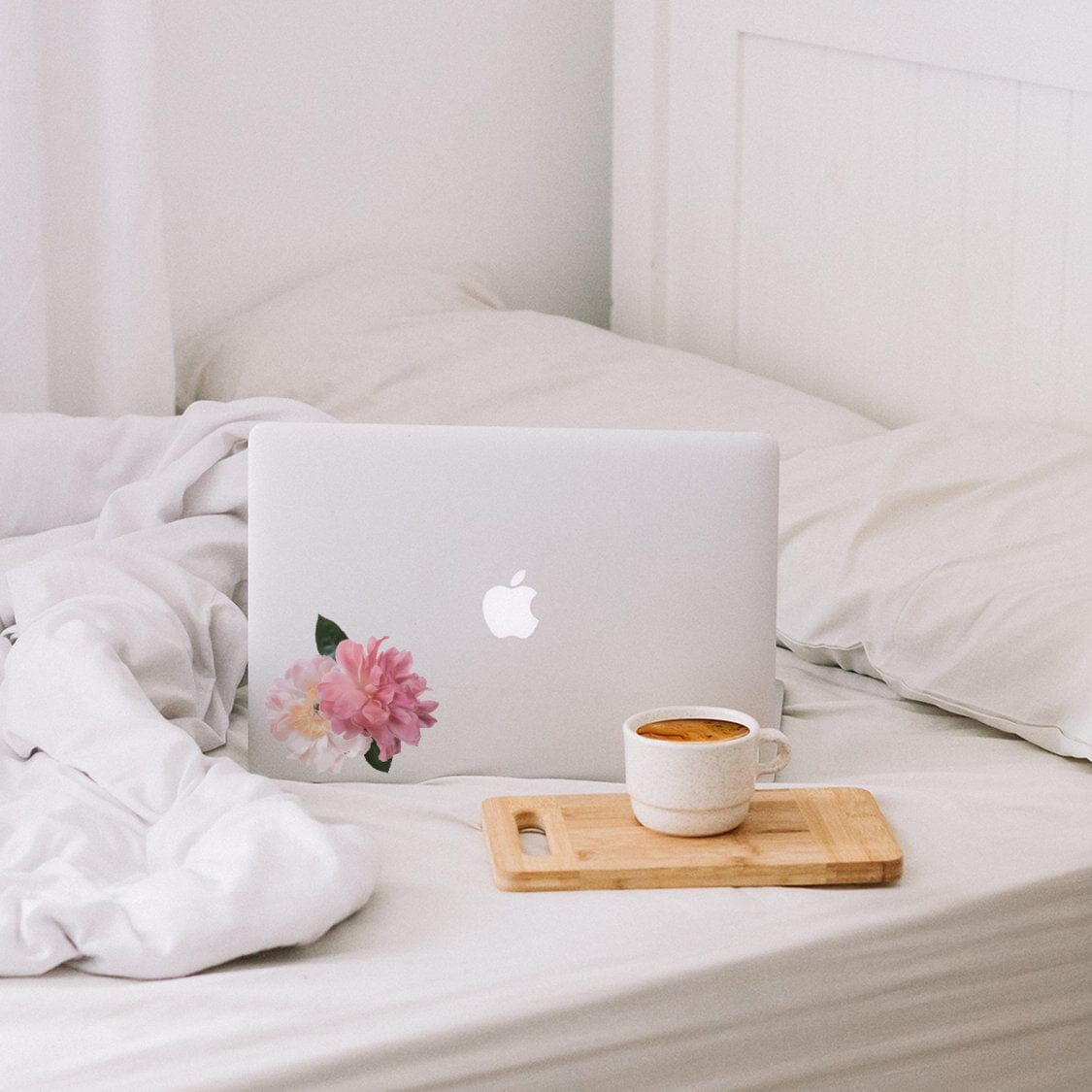 Soft Pink Garden Flower Wall Decals Decals Urbanwalls Standard Wall Sample