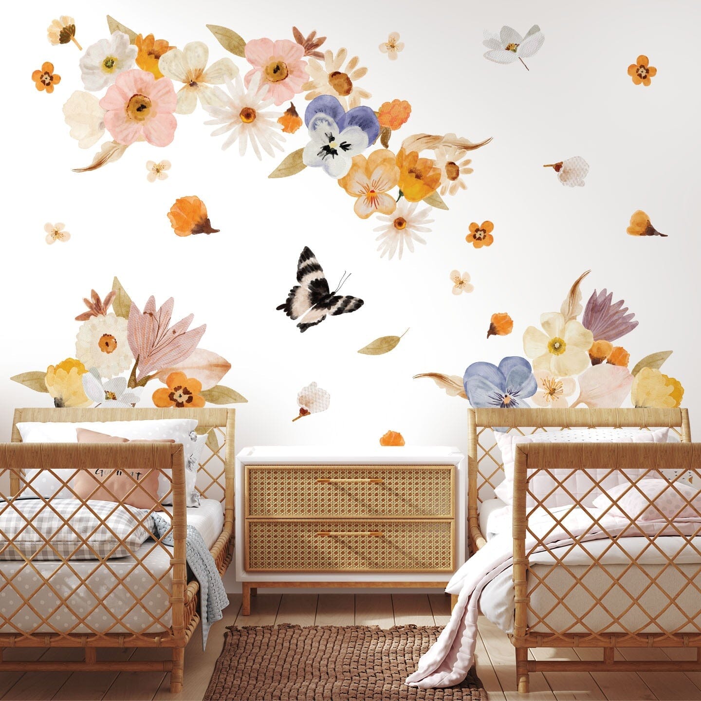 Springtime Floral Wall Decals Decals Urbanwalls Standard Wall Full Order