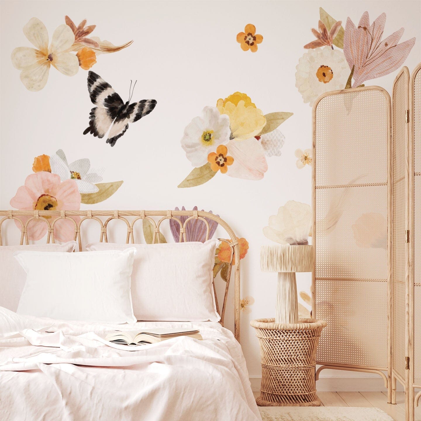 Springtime Floral Wall Decals Decals Urbanwalls Standard Wall Half Order