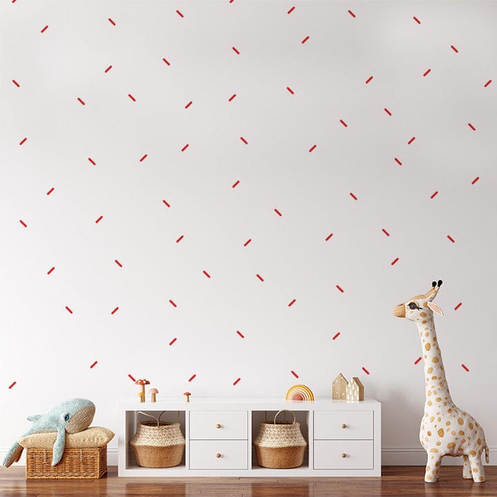 Sprinkle Pack Wall Decals Decals Urbanwalls Red