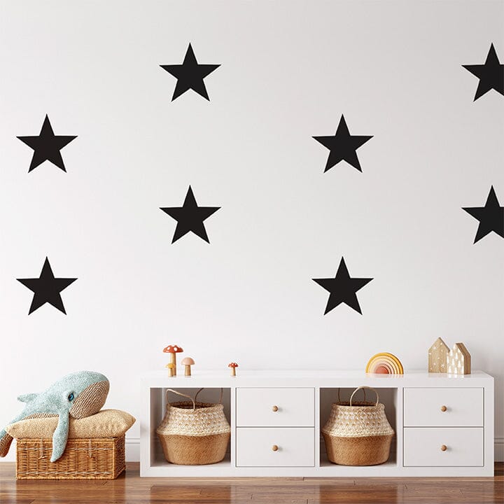 Star Wall Decals Decals Urbanwalls Black