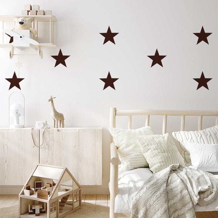 Star Wall Decals Decals Urbanwalls Brown