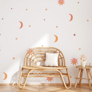 Sun and Moon Wall Decals Decals Urbanwalls Standard Wall Full Order