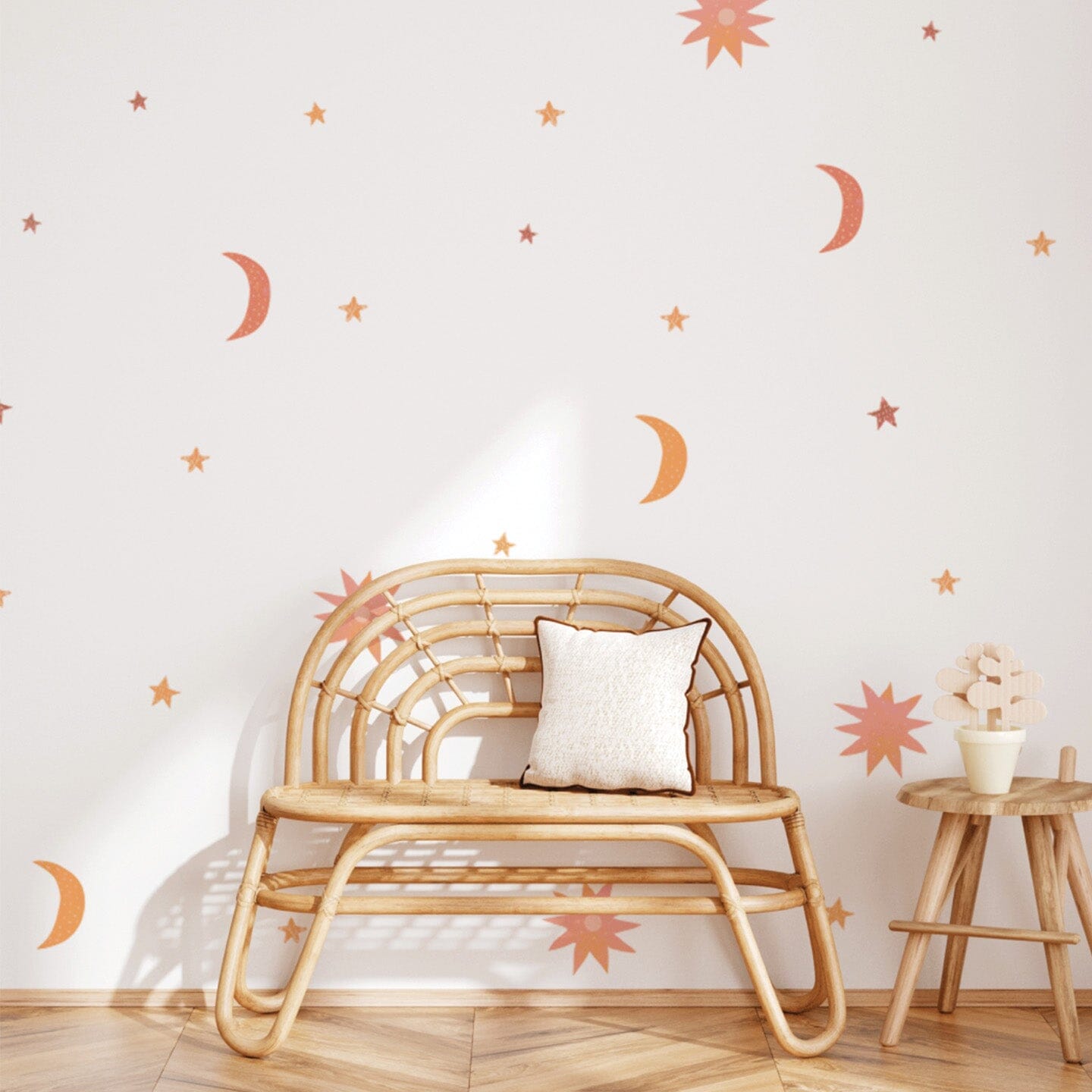 Sun and Moon Wall Decals Decals Urbanwalls Standard Wall Full Order