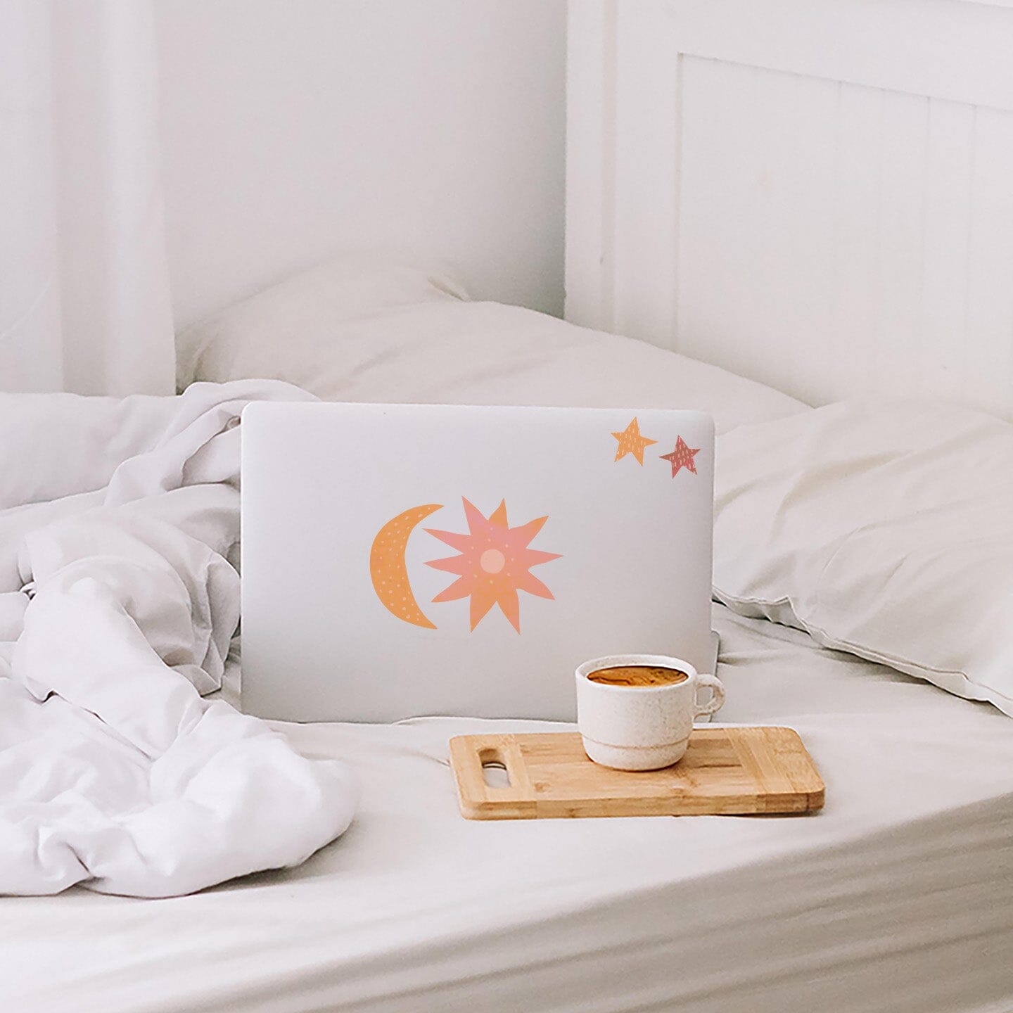 Sun and Moon Wall Decals Decals Urbanwalls Standard Wall Sample