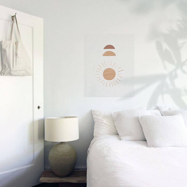 Sunscape Art Print Prints Urbanwalls Adhesive Canvas 8" x 10"