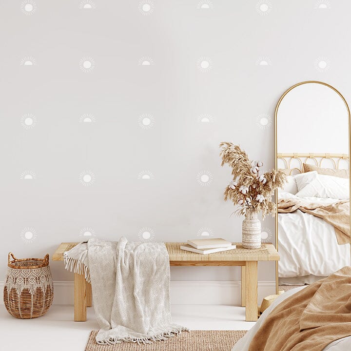 Sunscape Wall Decals Decals Urbanwalls White