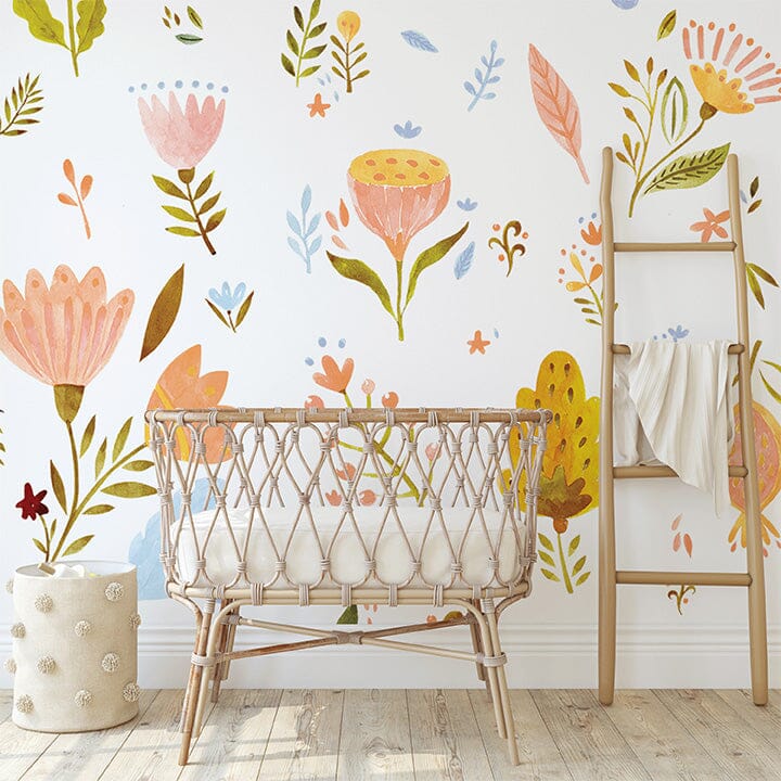 Superbloom Floral Wall Decals Decals Urbanwalls Standard Wall Full Order