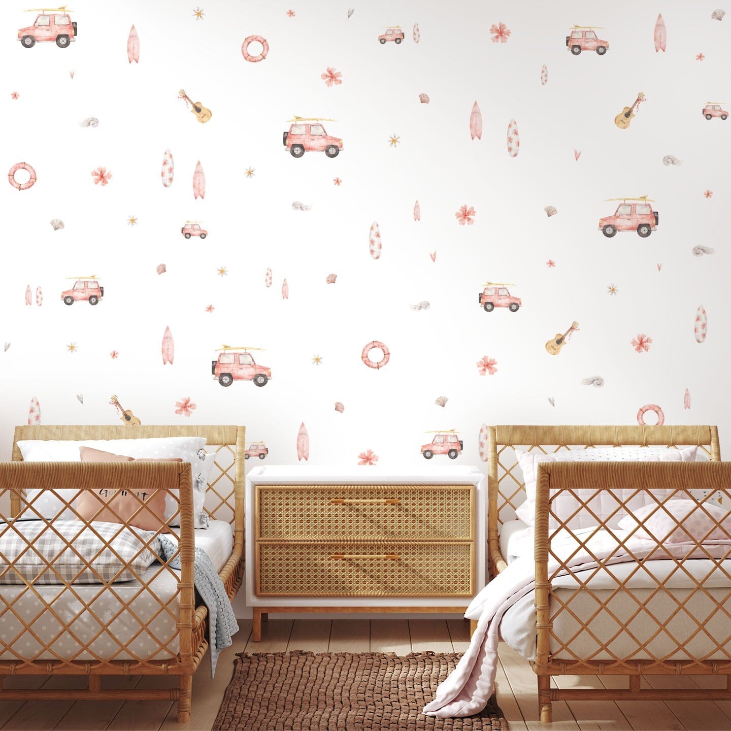 Surfer Girl Wall Decals Decals Urbanwalls Standard Wall Full Order