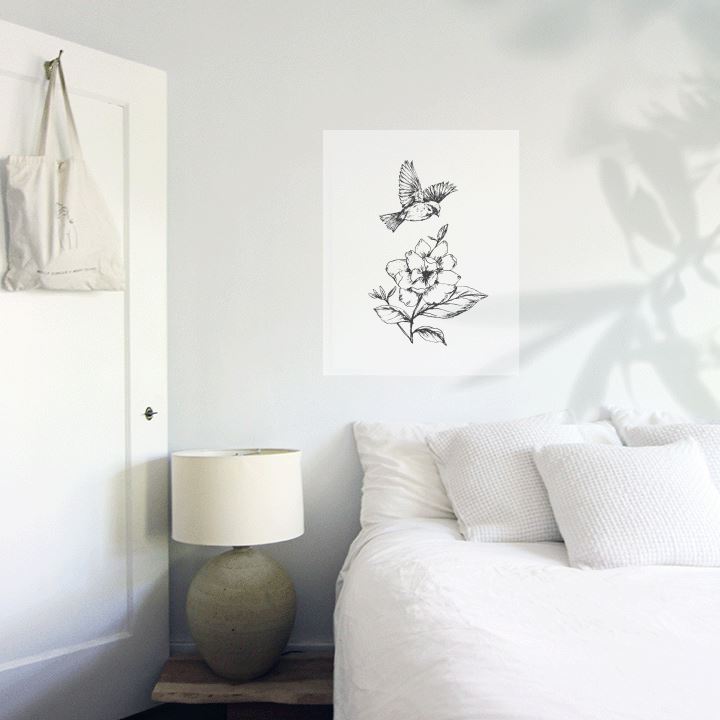 Tender Heart Art Print Prints Urbanwalls Adhesive Canvas 8" x 10"